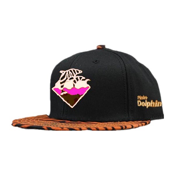 Pink Dolphin Snapback Hat #56